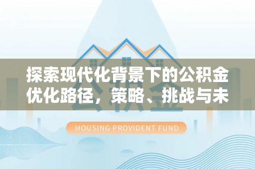习水探索现代化背景下的公积金优化路径，策略、挑战与未来展望